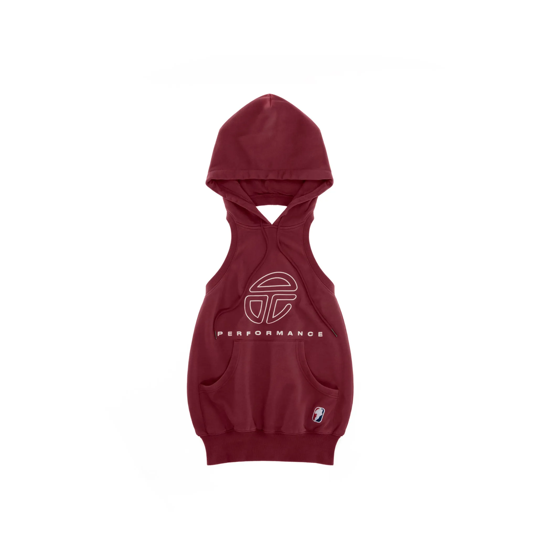 Halter Hoodie - Oxblood sold by Telfar