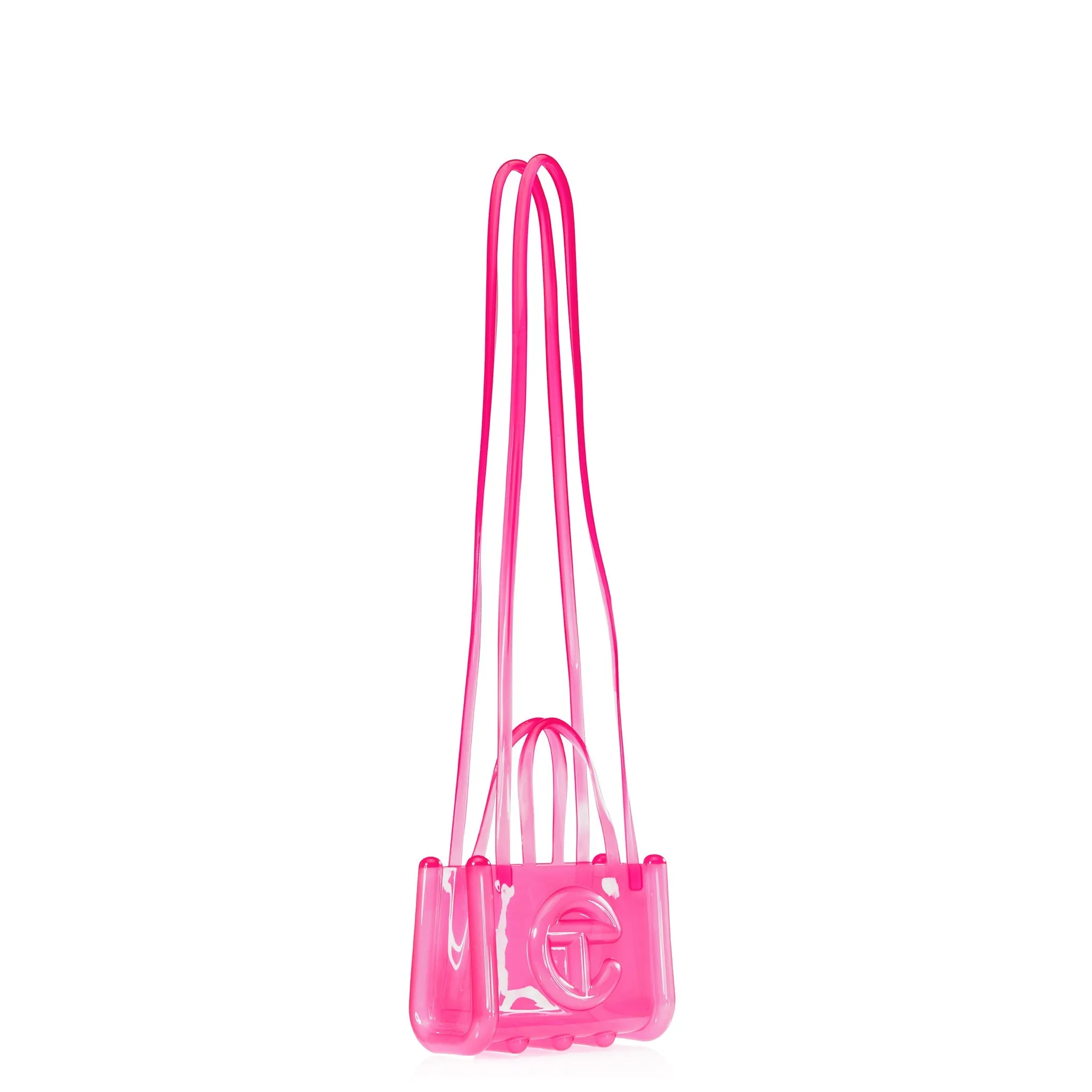 Melissa x Telfar Small Jelly Shopper - Clear Pink sold by Telfar product image thumbnail 2