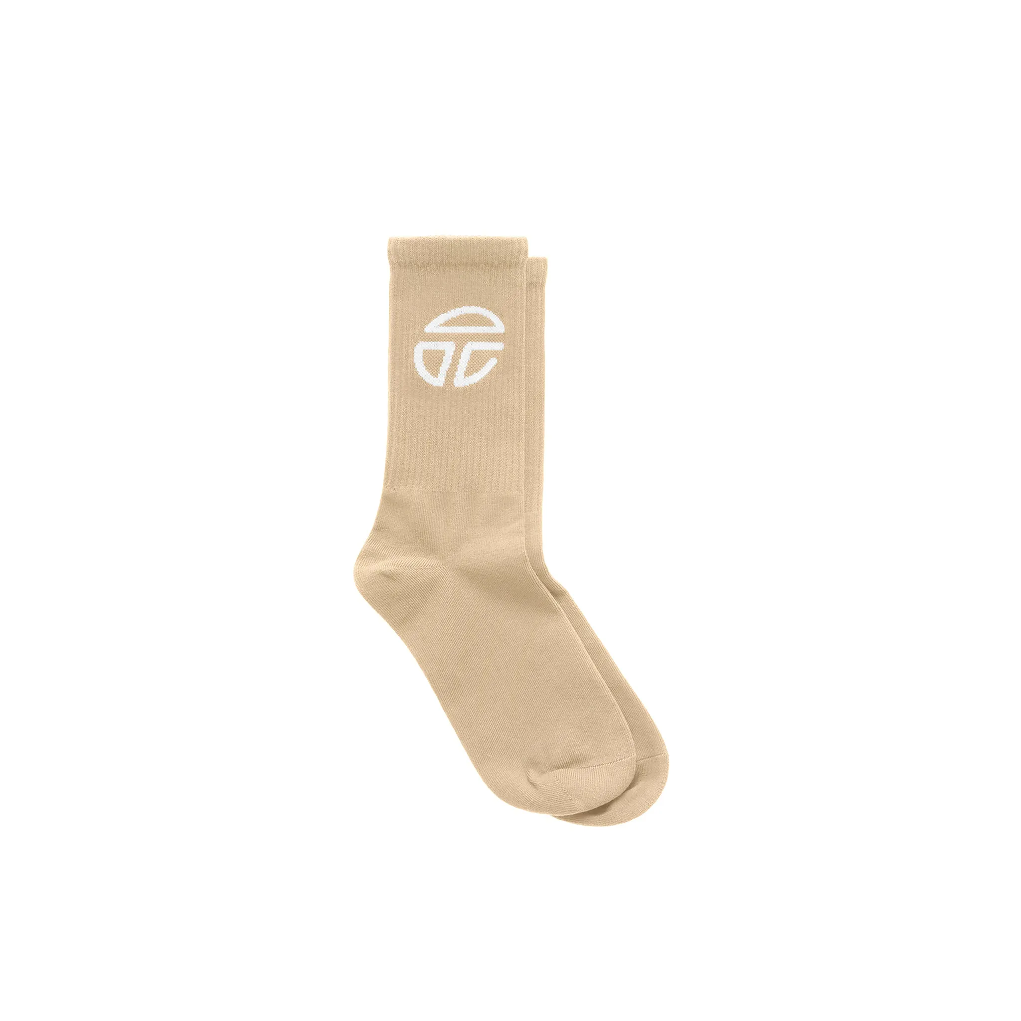 Athletic Logo Socks - Cream sold by Telfar product image thumbnail 2