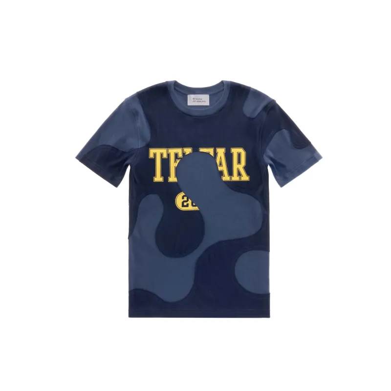 Camo T-shirt - Navy sold by Telfar
