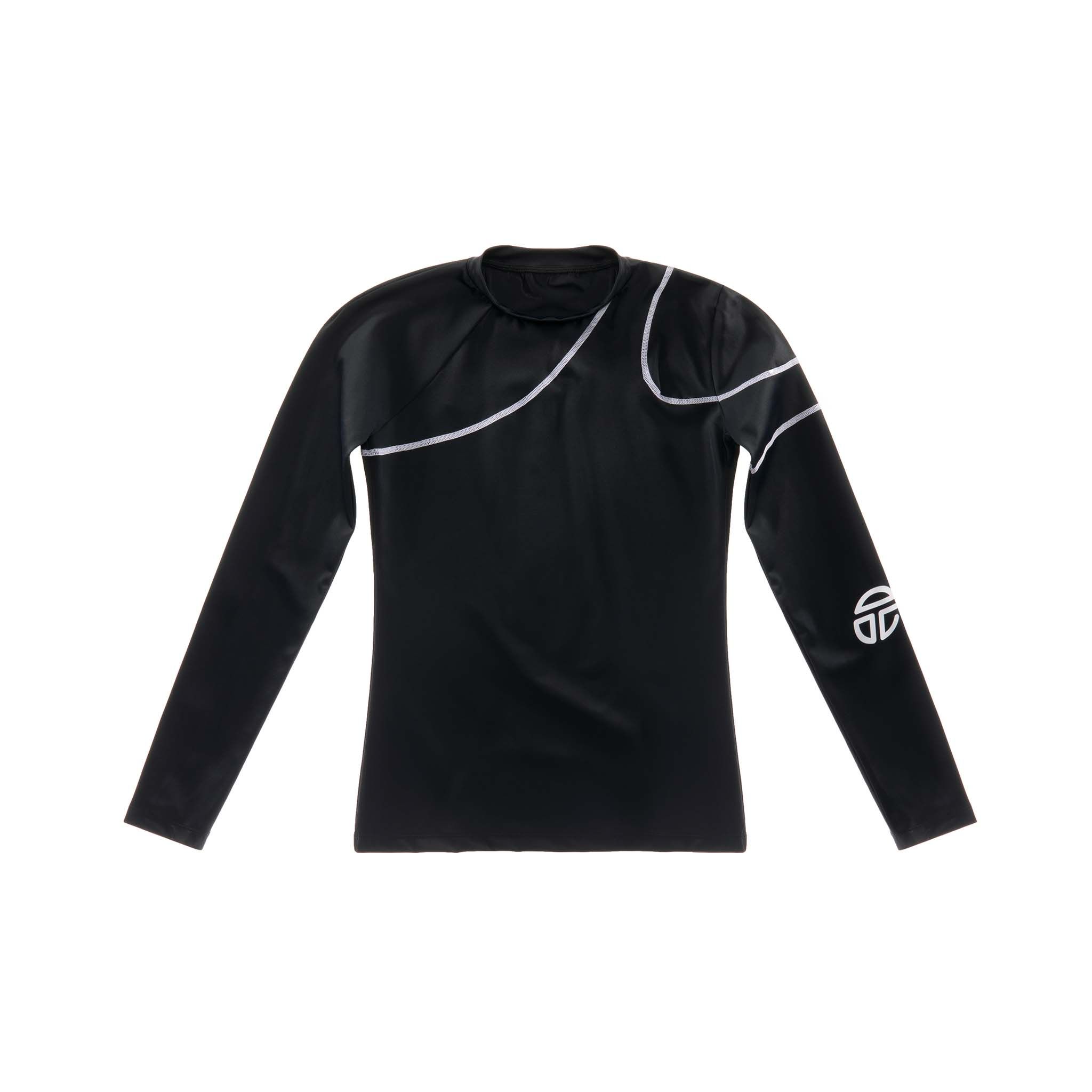 Performance Long Sleeve T - Black/Black sold by Telfar