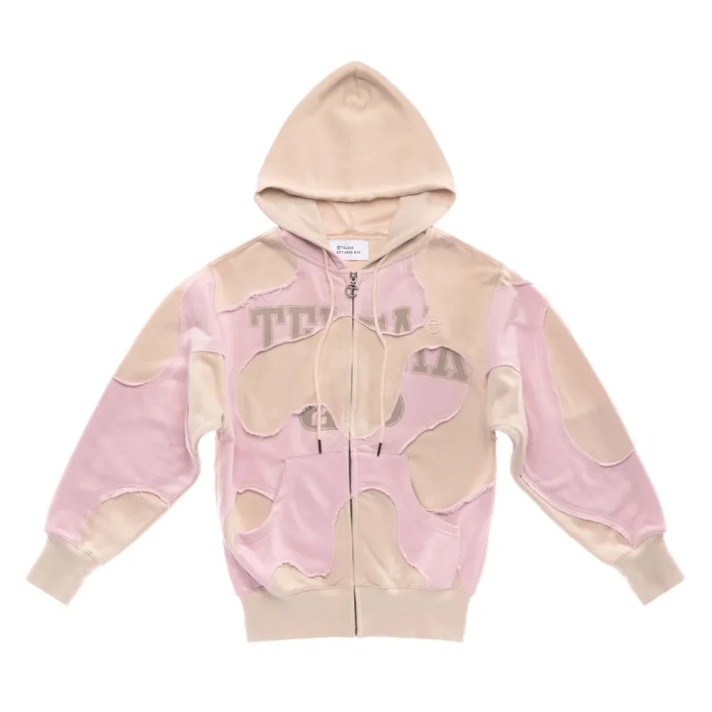 Camo Hoodie - Pink/Sand sold by Telfar