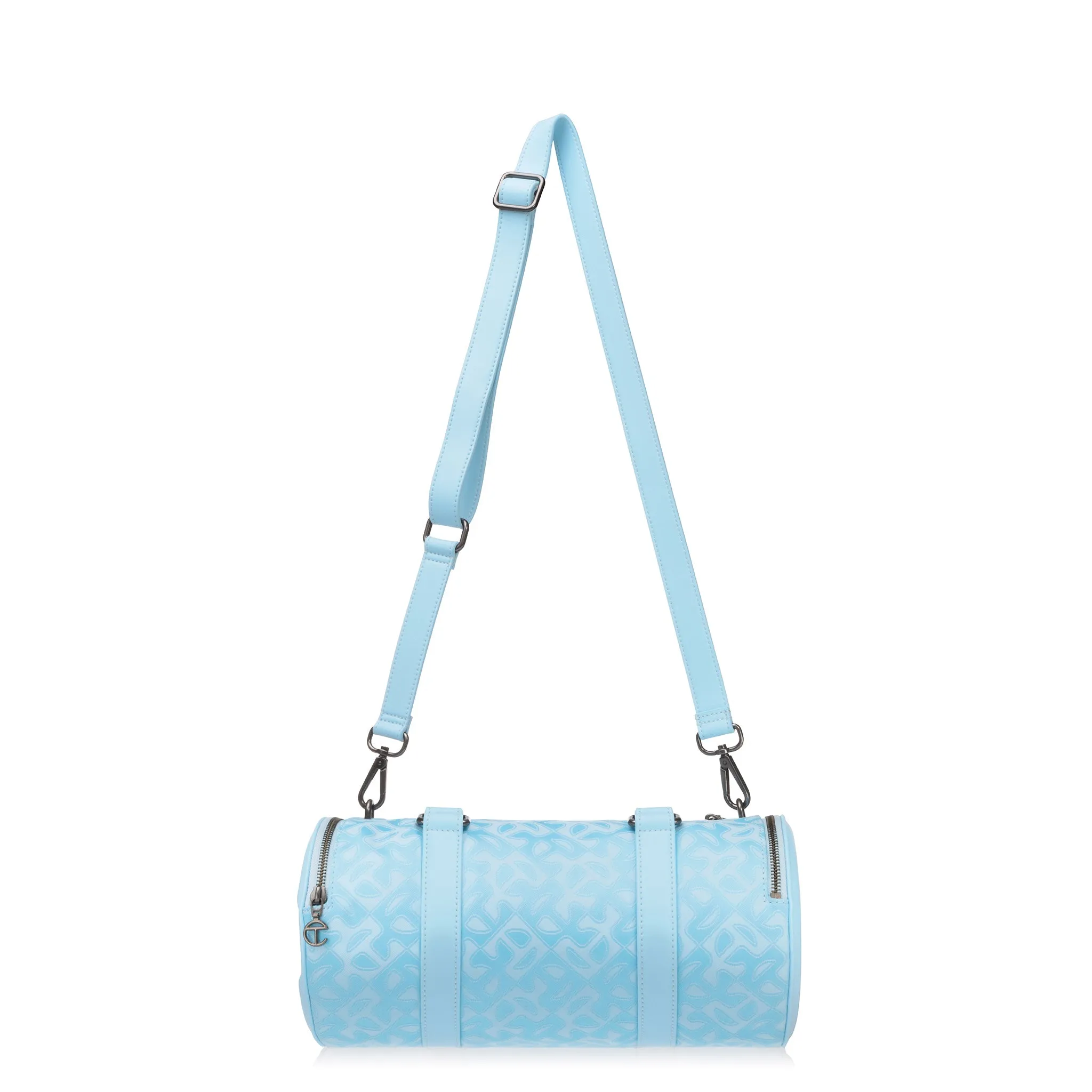 Medium Jacquard Telfar Duffle - Pool Blue Monogram sold by Telfar product image thumbnail 3