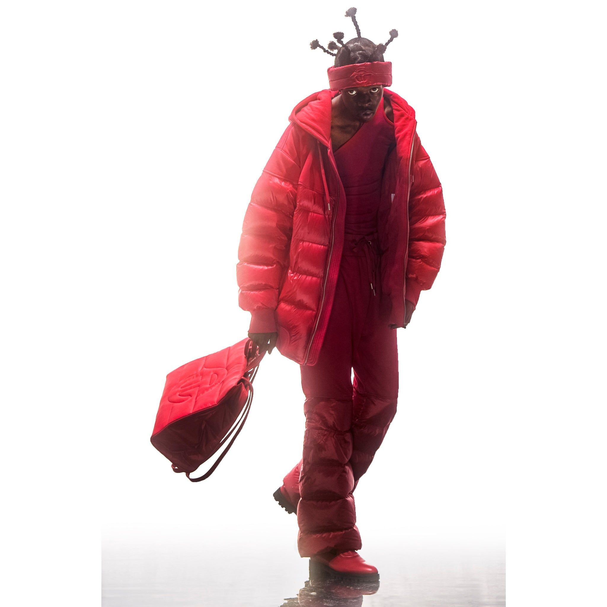 Puff Sweatpant - Red sold by Telfar product image thumbnail 5