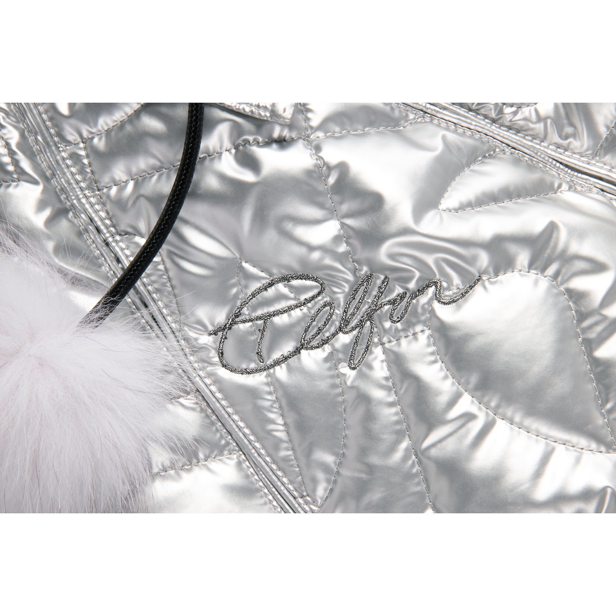 Moose Knuckles x Telfar Quilted Bomber Vest - Silver/Fox sold by Telfar product image thumbnail 5