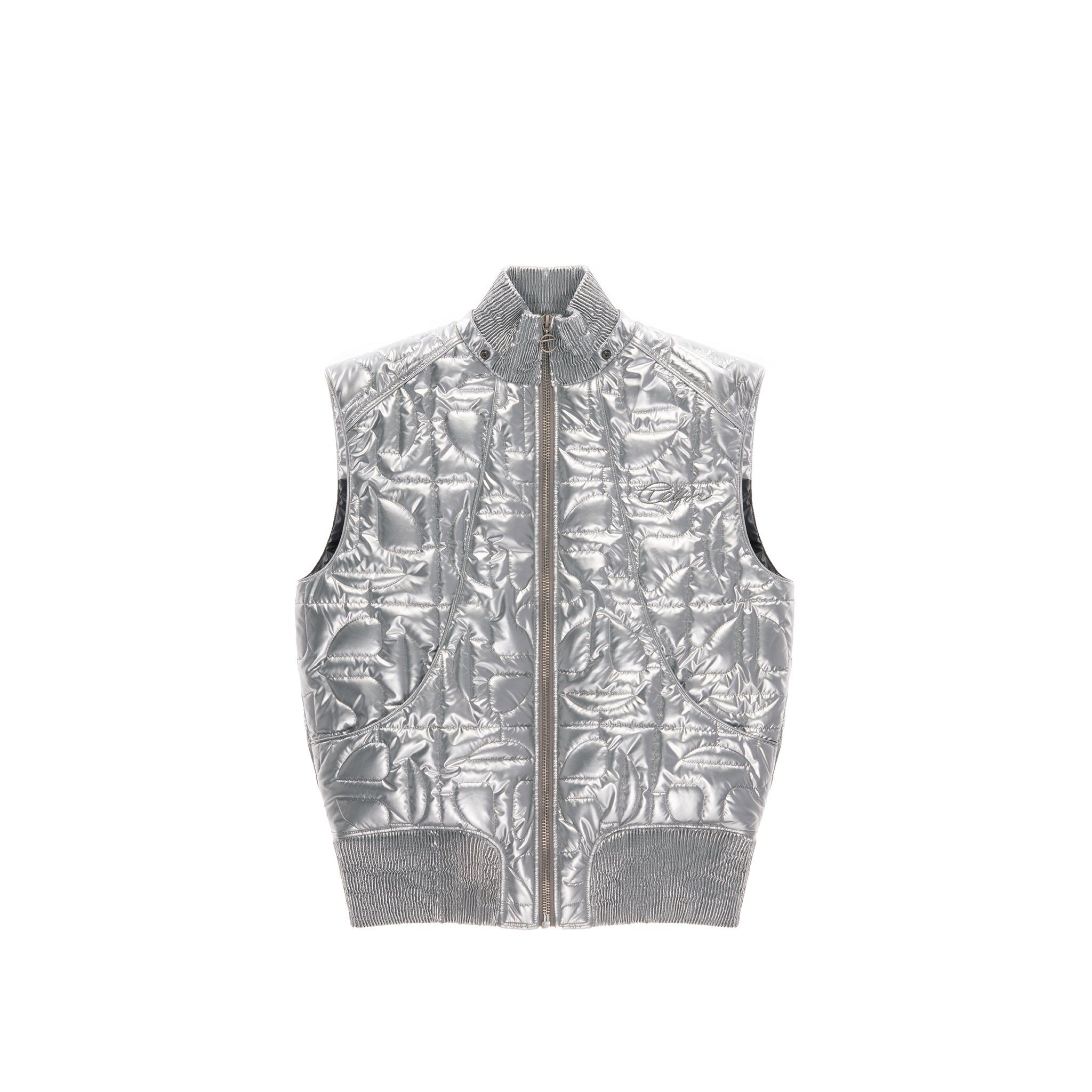 Moose Knuckles x Telfar Quilted Bomber Vest - Silver/Fox sold by Telfar product image thumbnail 3