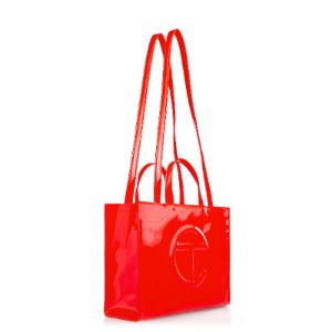 Medium Shopping Bag - Red Patent sold by Telfar