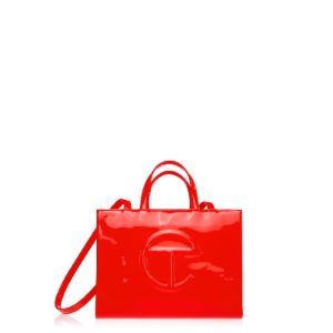 Medium Shopping Bag - Red Patent sold by Telfar