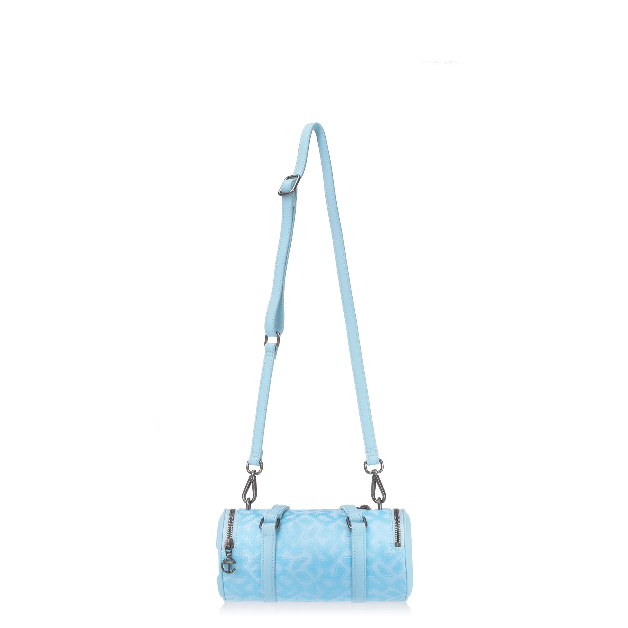 Small Jacquard Telfar Duffle - Pool Blue Monogram sold by Telfar product image thumbnail 3