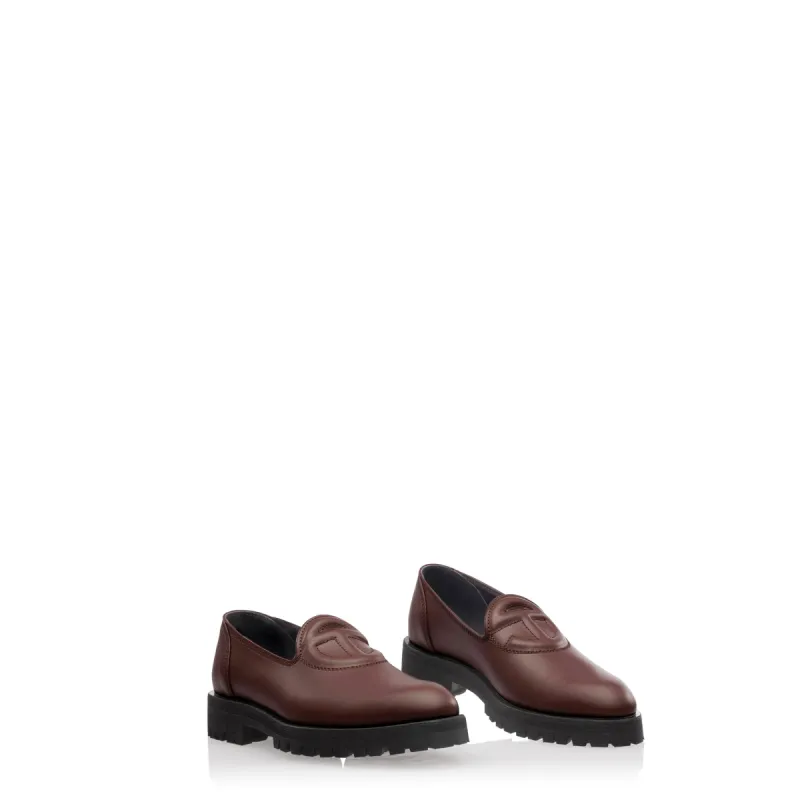 Logo Loafer - Chocolate sold by Telfar
