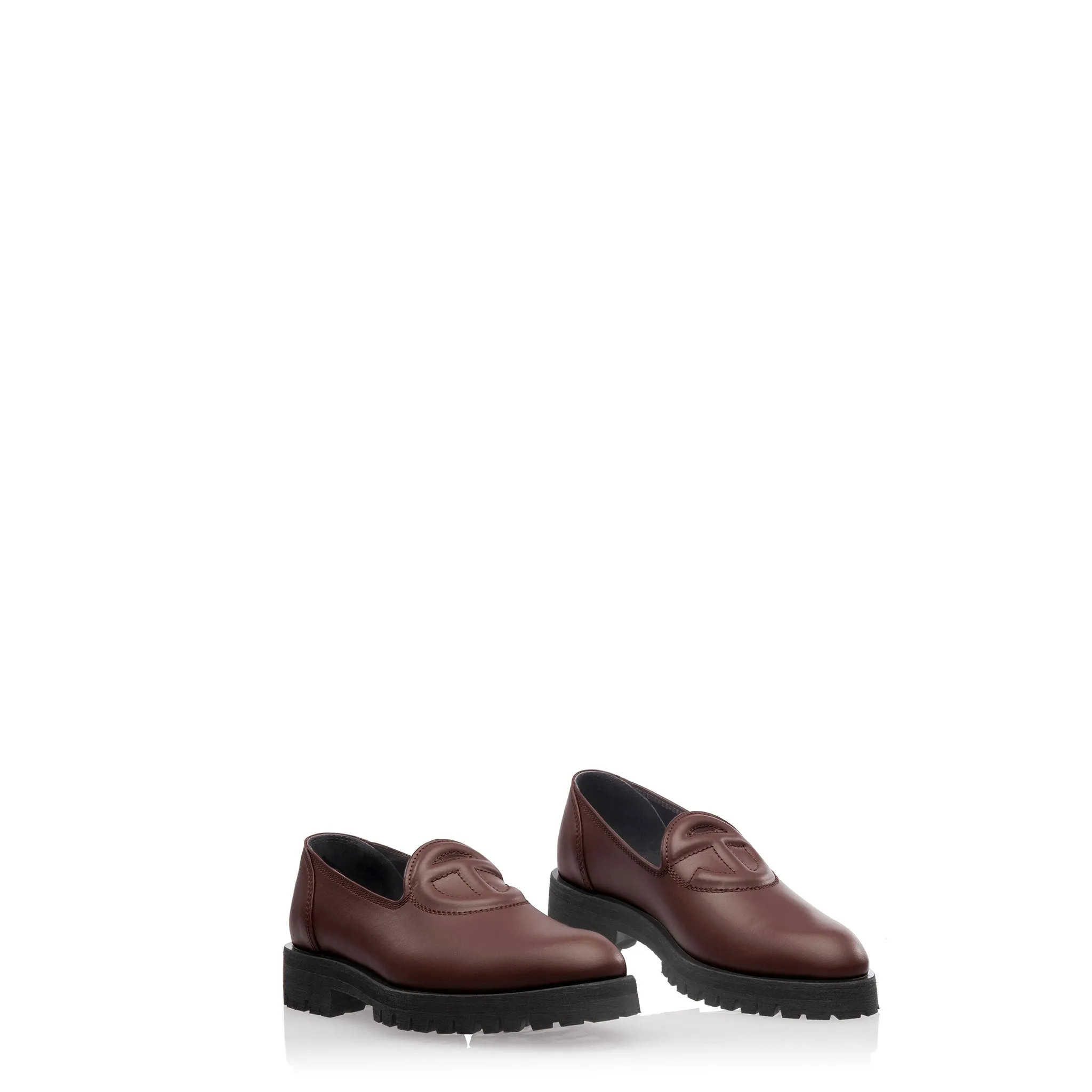 Logo Loafer - Chocolate sold by Telfar