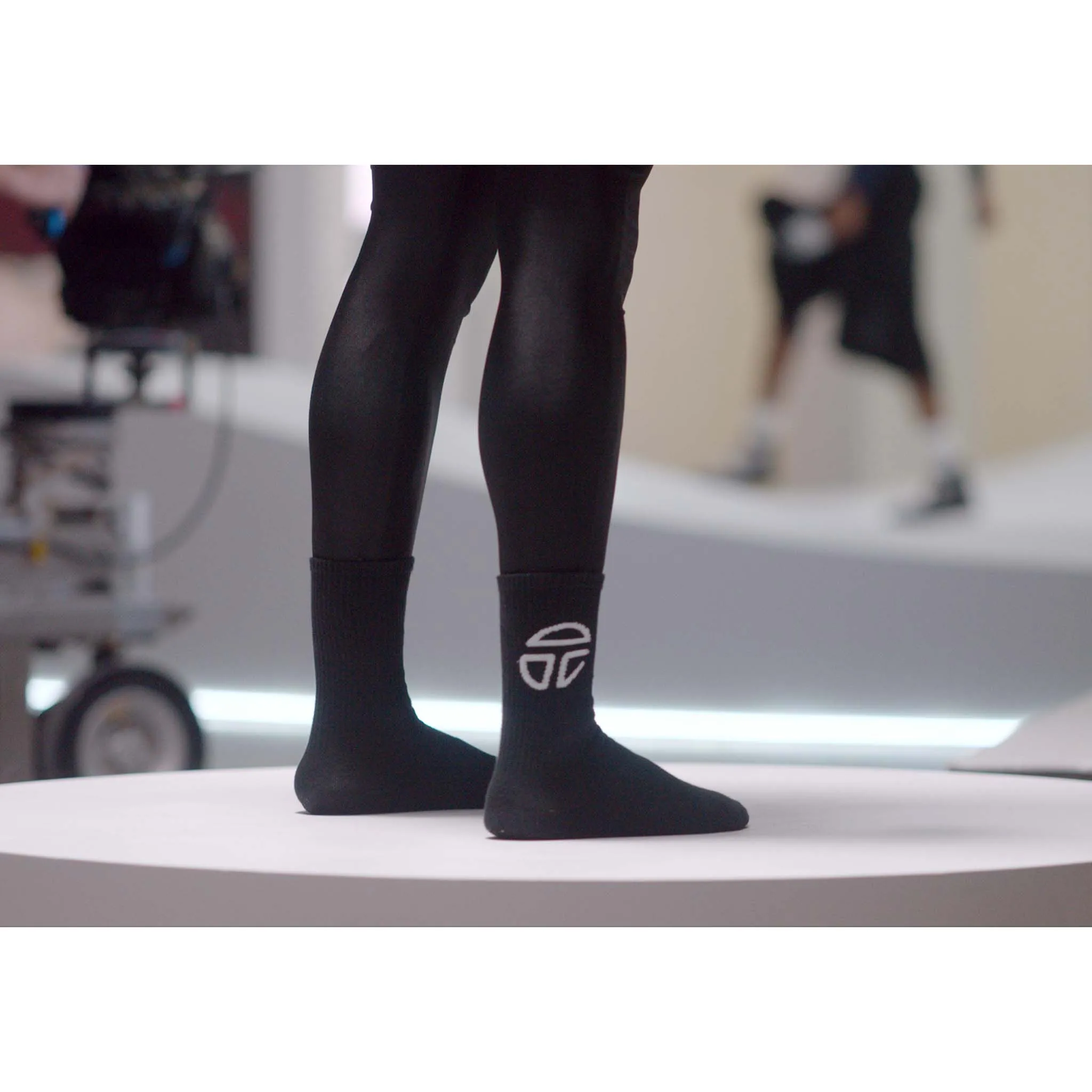 Athletic Logo Socks - Black sold by Telfar product image thumbnail 3