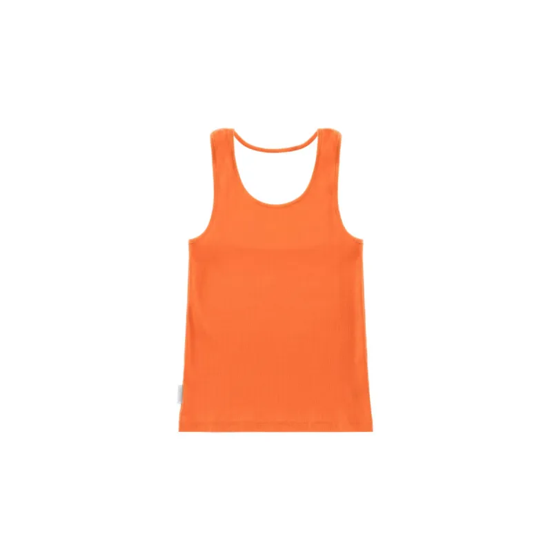 Halter Tank - Orange sold by Telfar