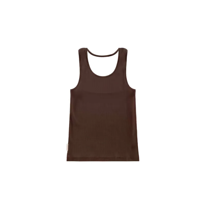 Halter Tank - Chocolate sold by Telfar