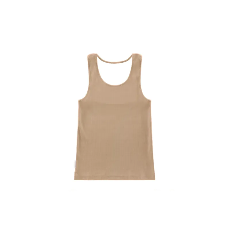 Halter Tank - Cream sold by Telfar