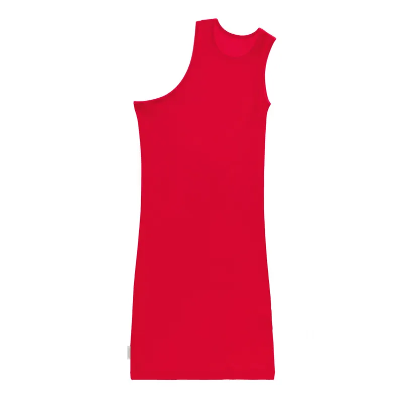 Half Tank Tunic - Red sold by Telfar