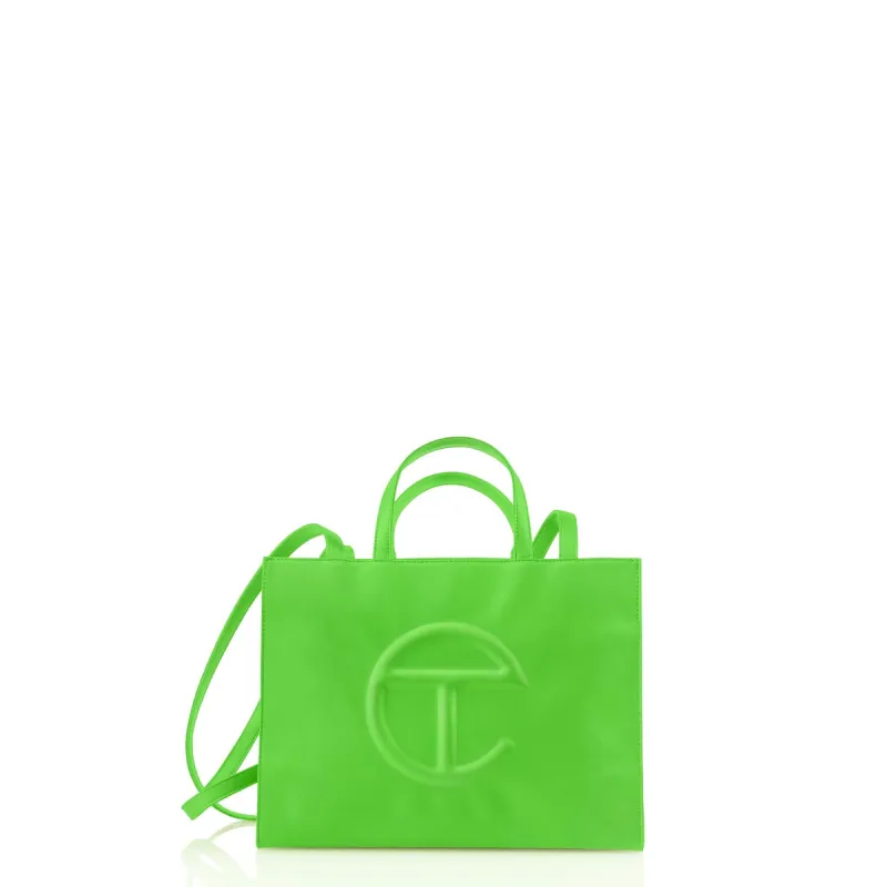Medium Shopping Bag - Highlighter Green sold by Telfar