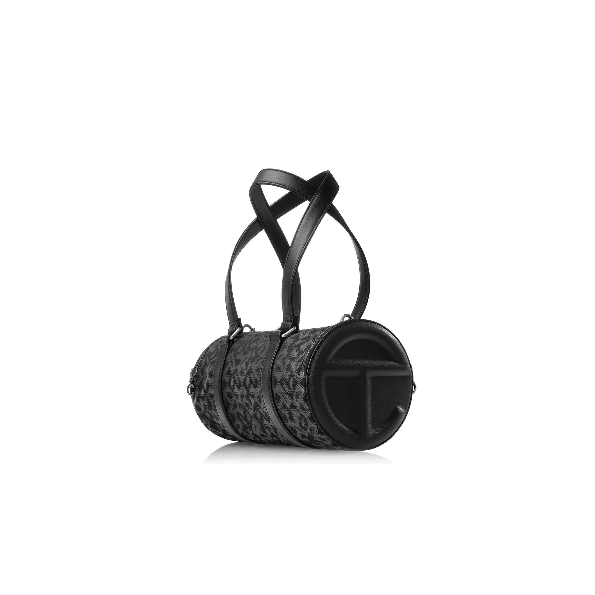Medium Jacquard Telfar Duffle - Black Monogram sold by Telfar