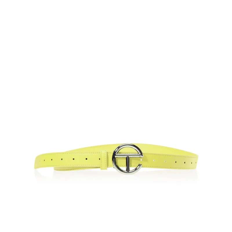 Logo Belt - Silver/Margarine made by Telfar