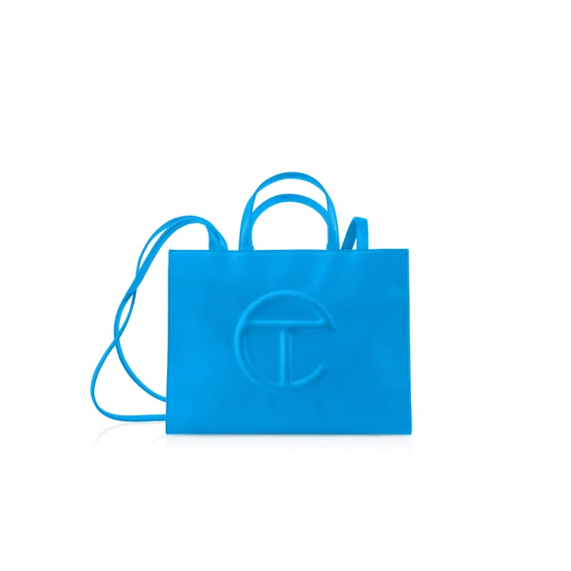 Medium Shopping Bag - Cyan sold by Telfar