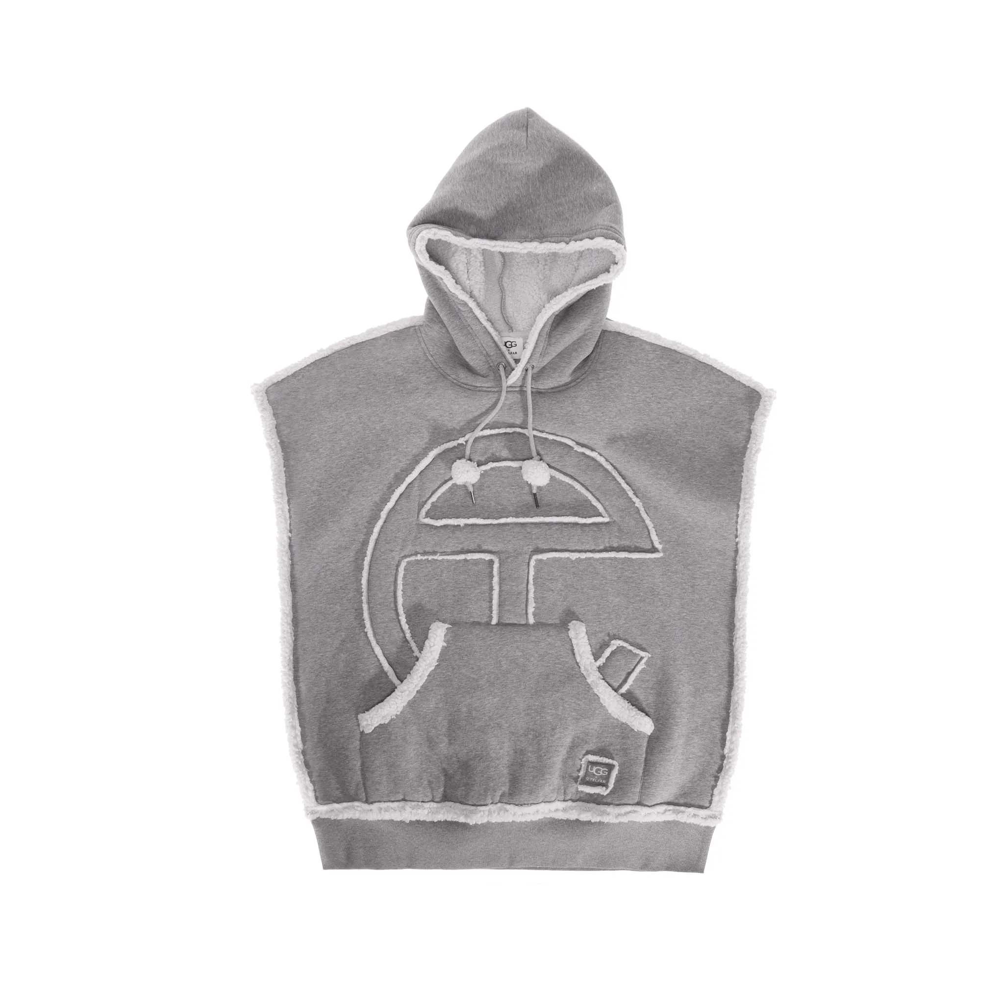UGG x TELFAR Sideless Hoodie - Heather Grey sold by Telfar