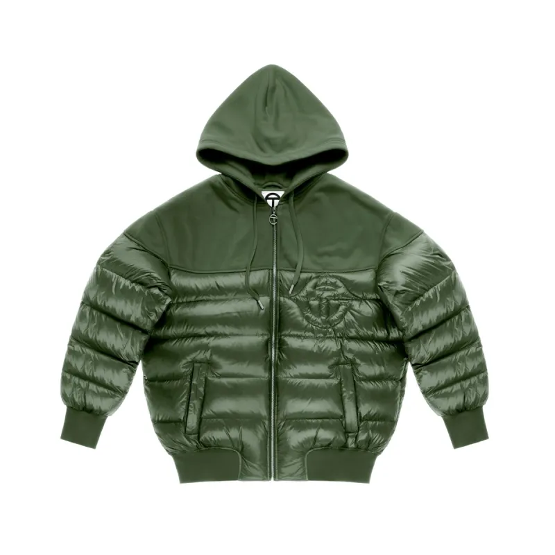 Puff Hoodie - Green sold by Telfar