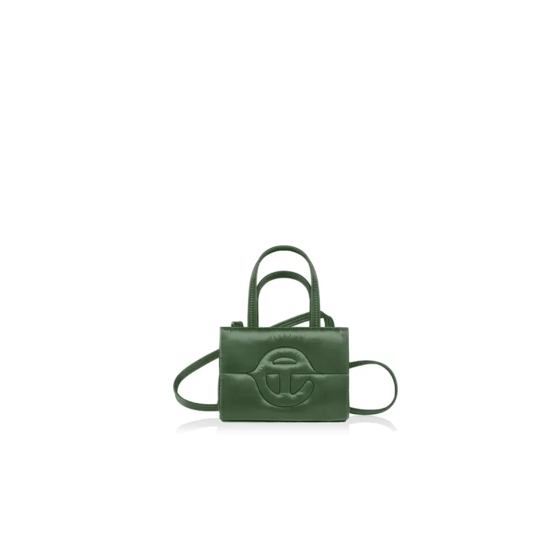 Small Puff Shopper - Green sold by Telfar