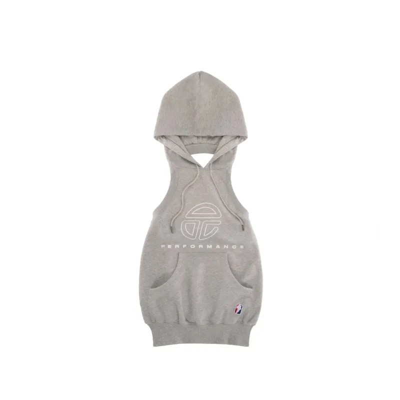 Halter Hoodie - Heather Grey sold by Telfar