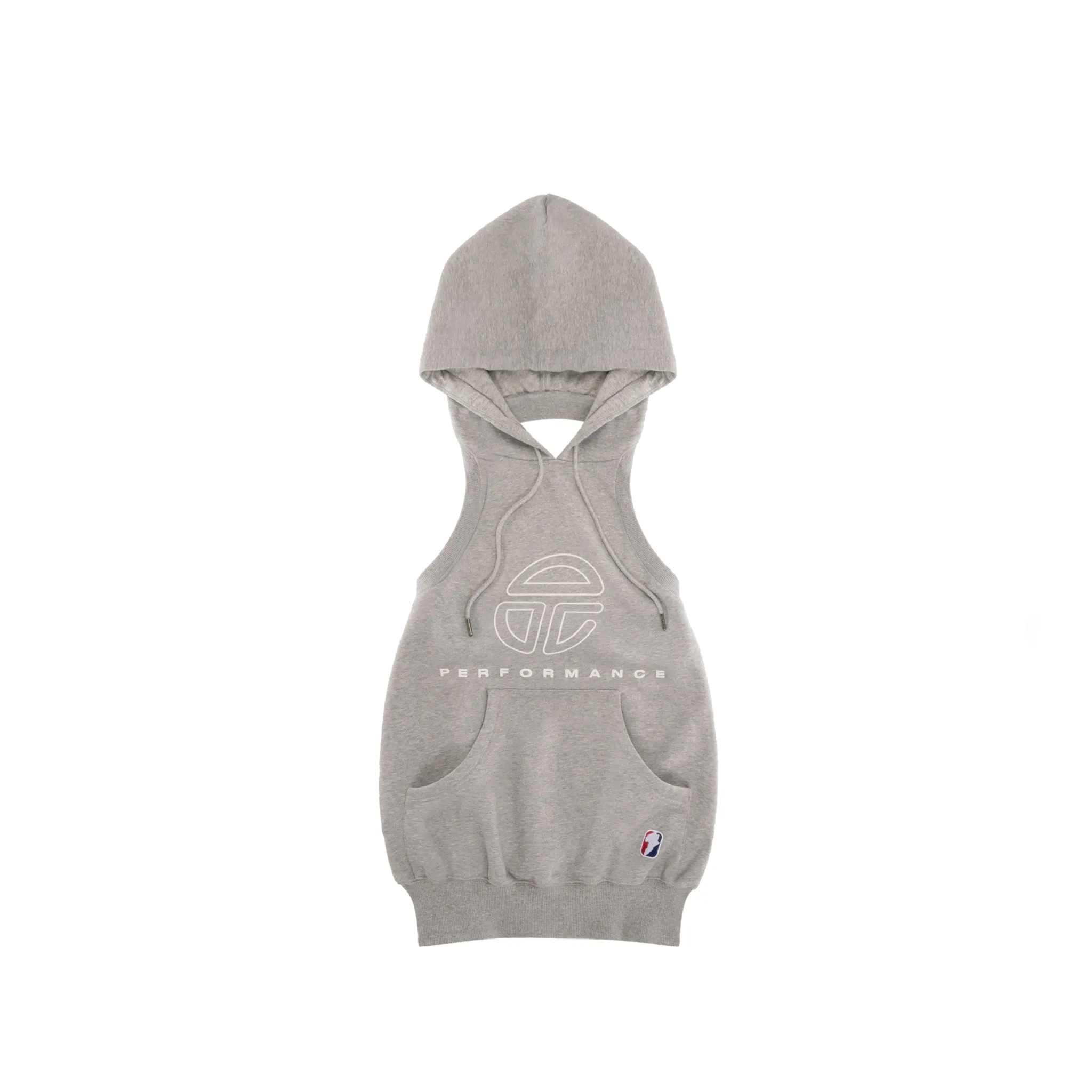 Halter Hoodie - Heather Grey sold by Telfar