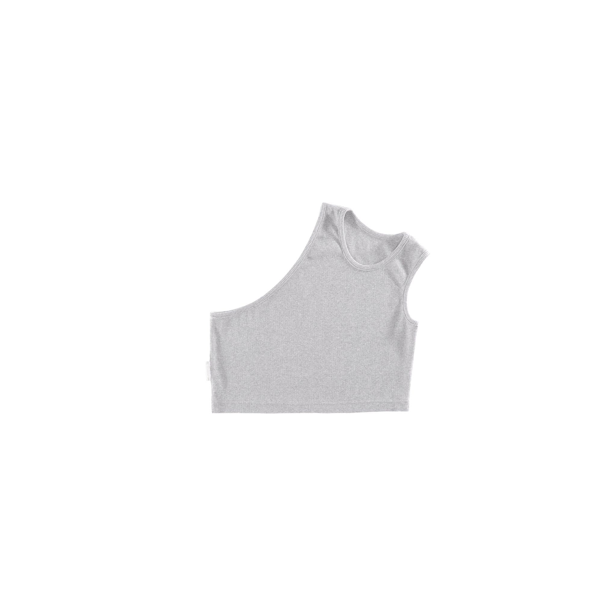 Cropped Half Tank - Heather Grey sold by Telfar
