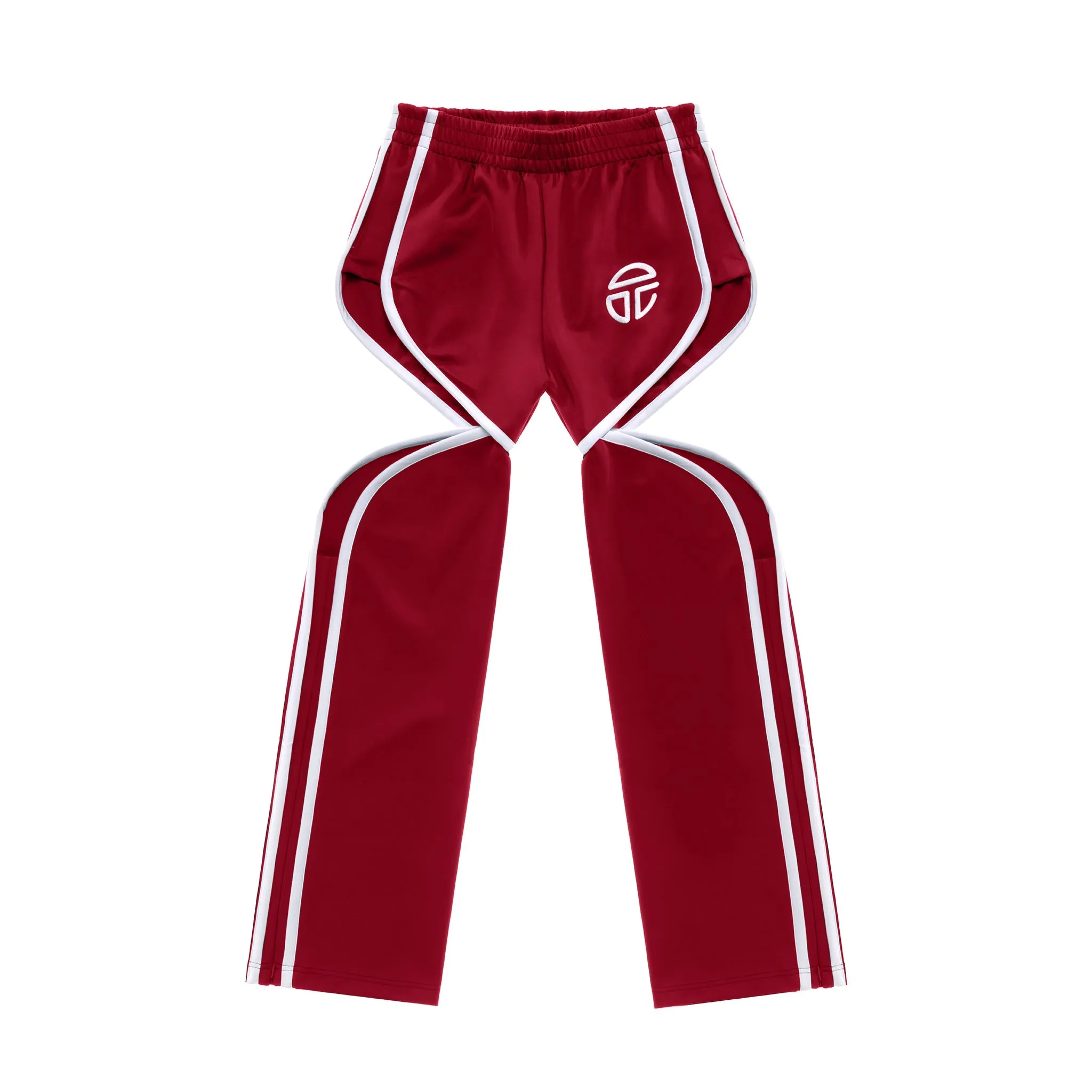 Thigh Hole Track Pant - Oxblood sold by Telfar
