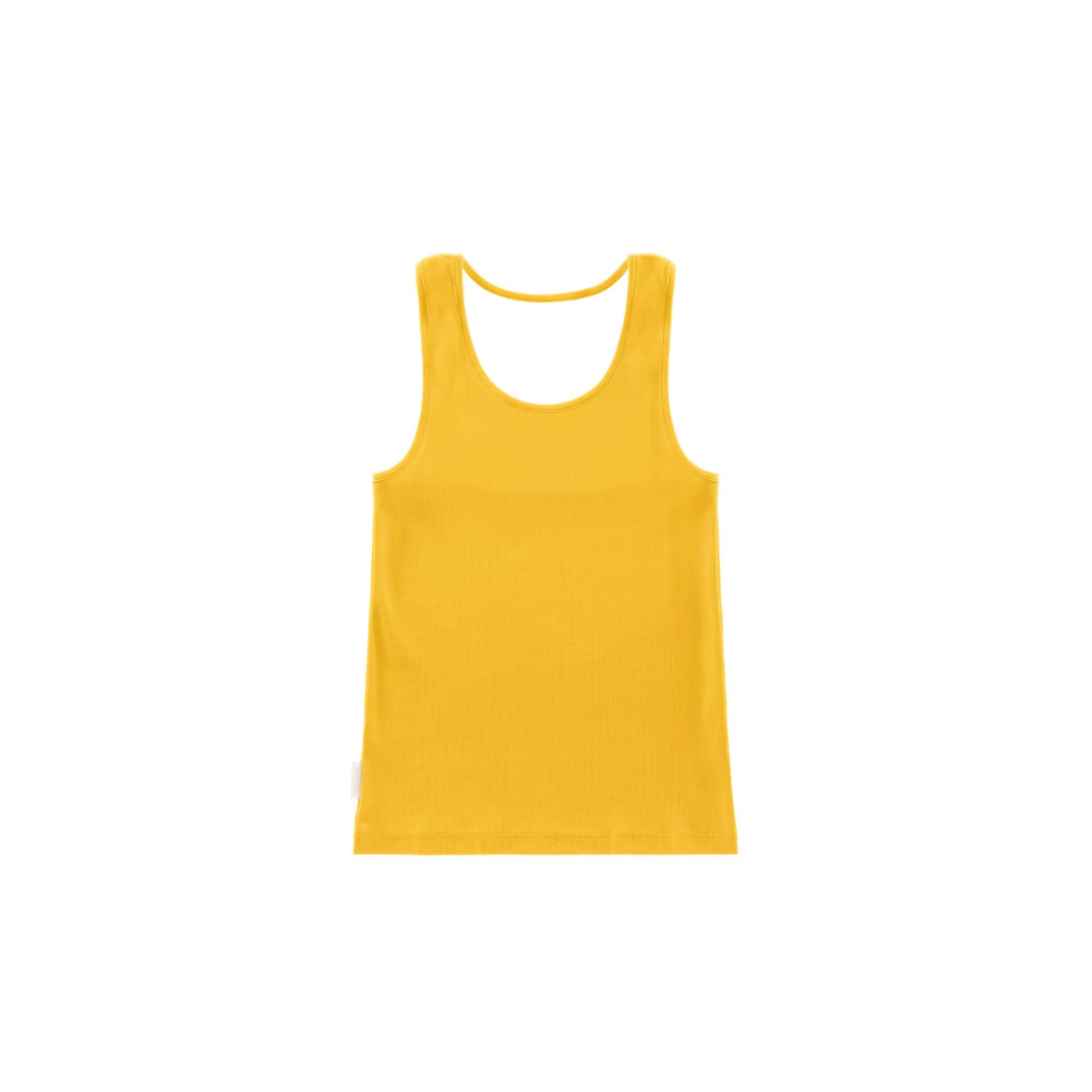 Halter Tank - Yellow sold by Telfar