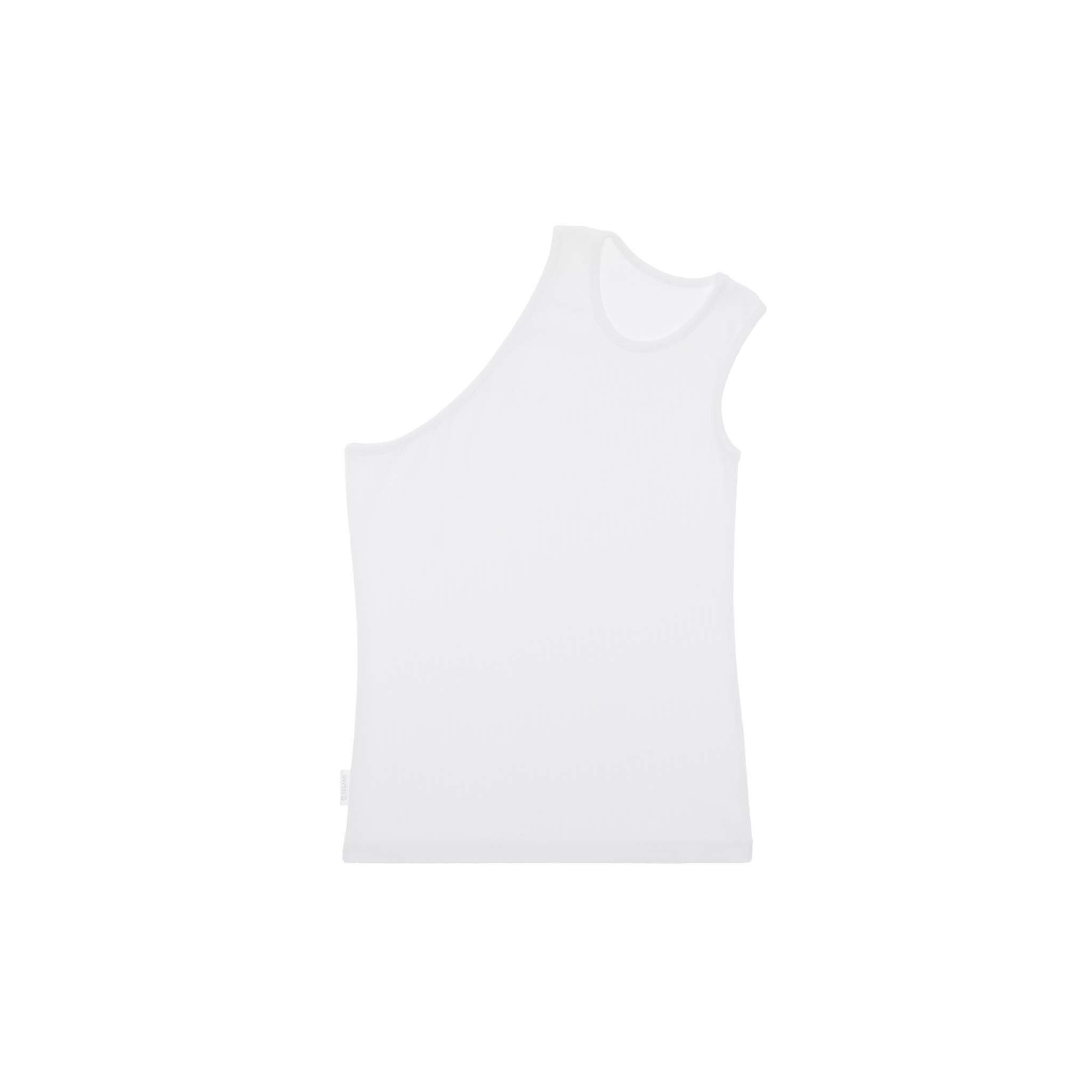 Half Tank - White sold by Telfar
