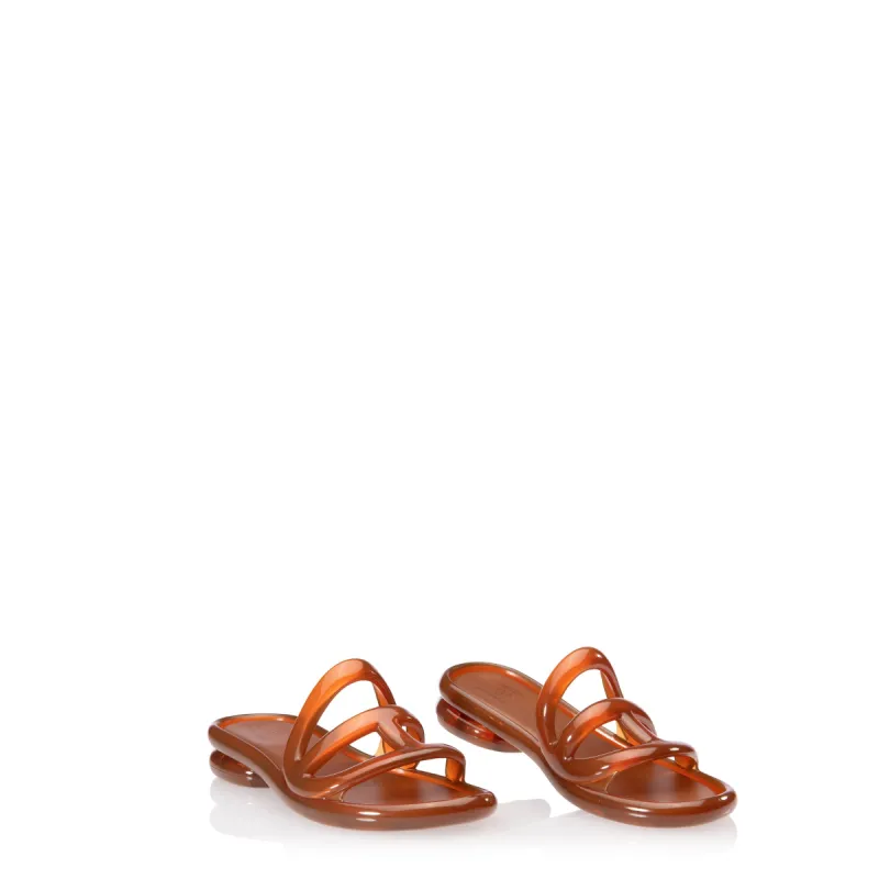 Melissa x Telfar Jelly Slide - Brown sold by Telfar