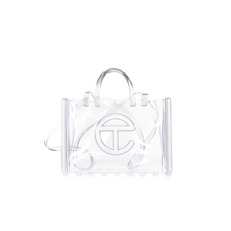 Melissa X Telfar Large Jelly Shopper - Clear sold by Telfar
