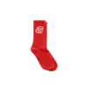 Athletic Logo Socks - Red sold by Telfar