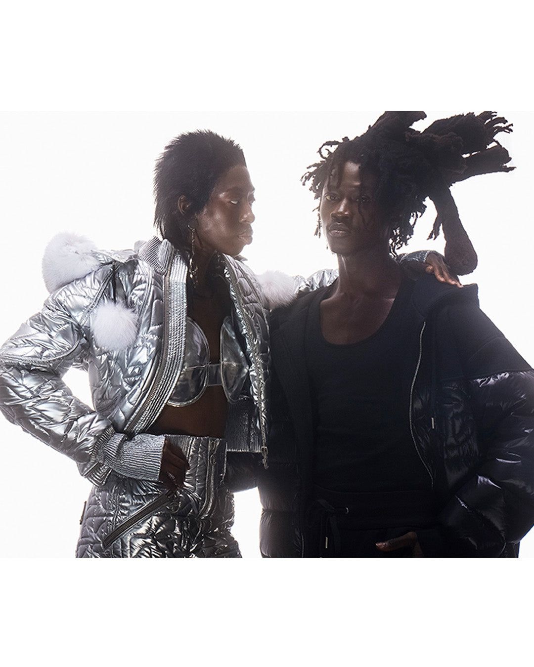 Moose Knuckles x Telfar Quilted Hoodie - Black sold by Telfar product image thumbnail 3