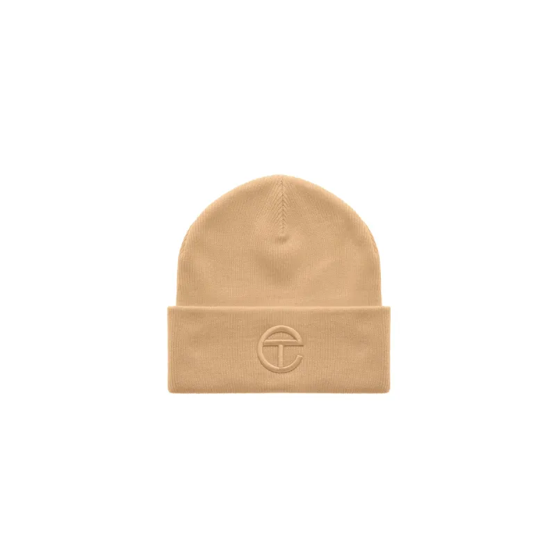Embroidered Beanie - Cream sold by Telfar