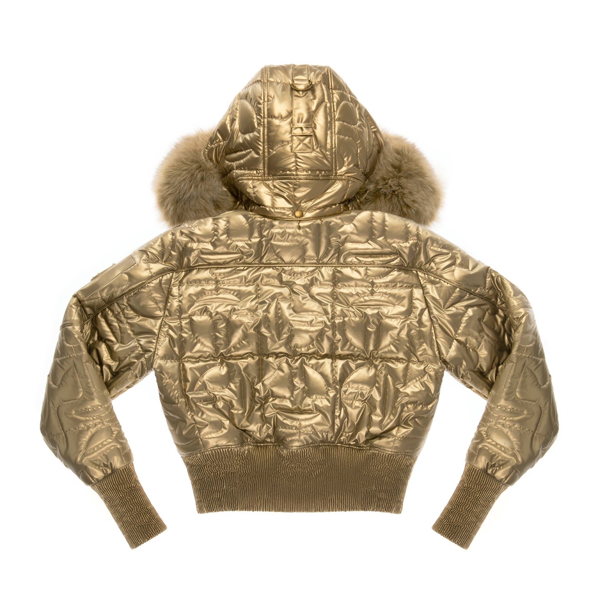 Moose Knuckles x Telfar Quilted Bomber - Gold/Fox sold by Telfar product image thumbnail 2