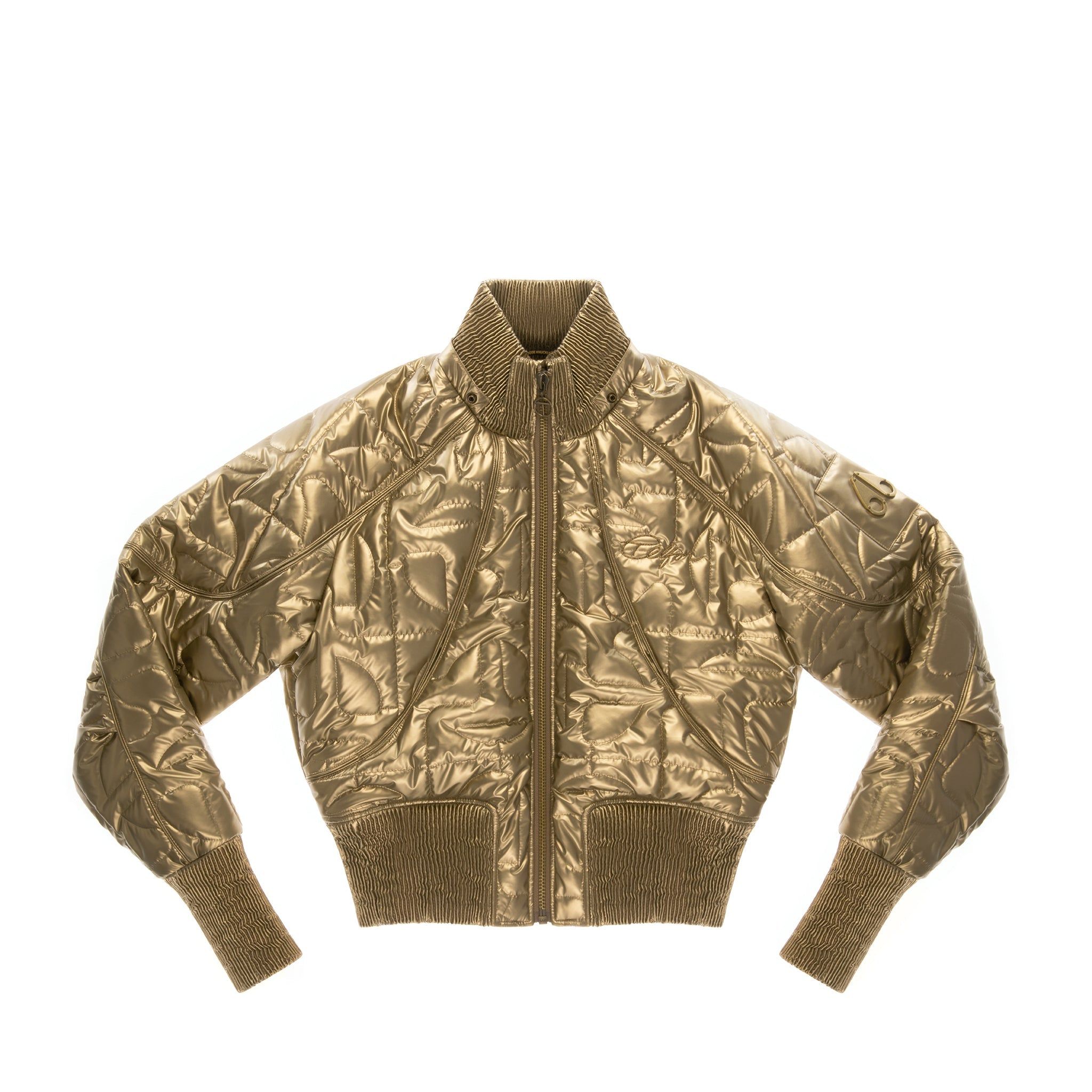 Moose Knuckles x Telfar Quilted Bomber - Gold/Fox sold by Telfar product image thumbnail 3