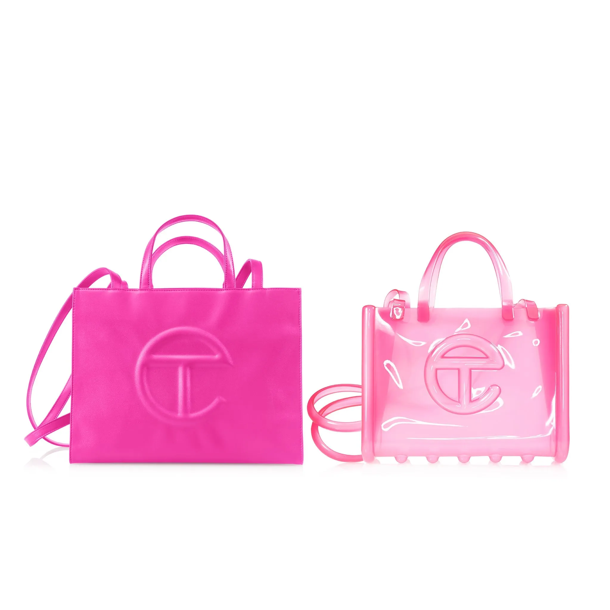 Melissa X Telfar Medium Jelly Shopper - Pink sold by Telfar product image thumbnail 5