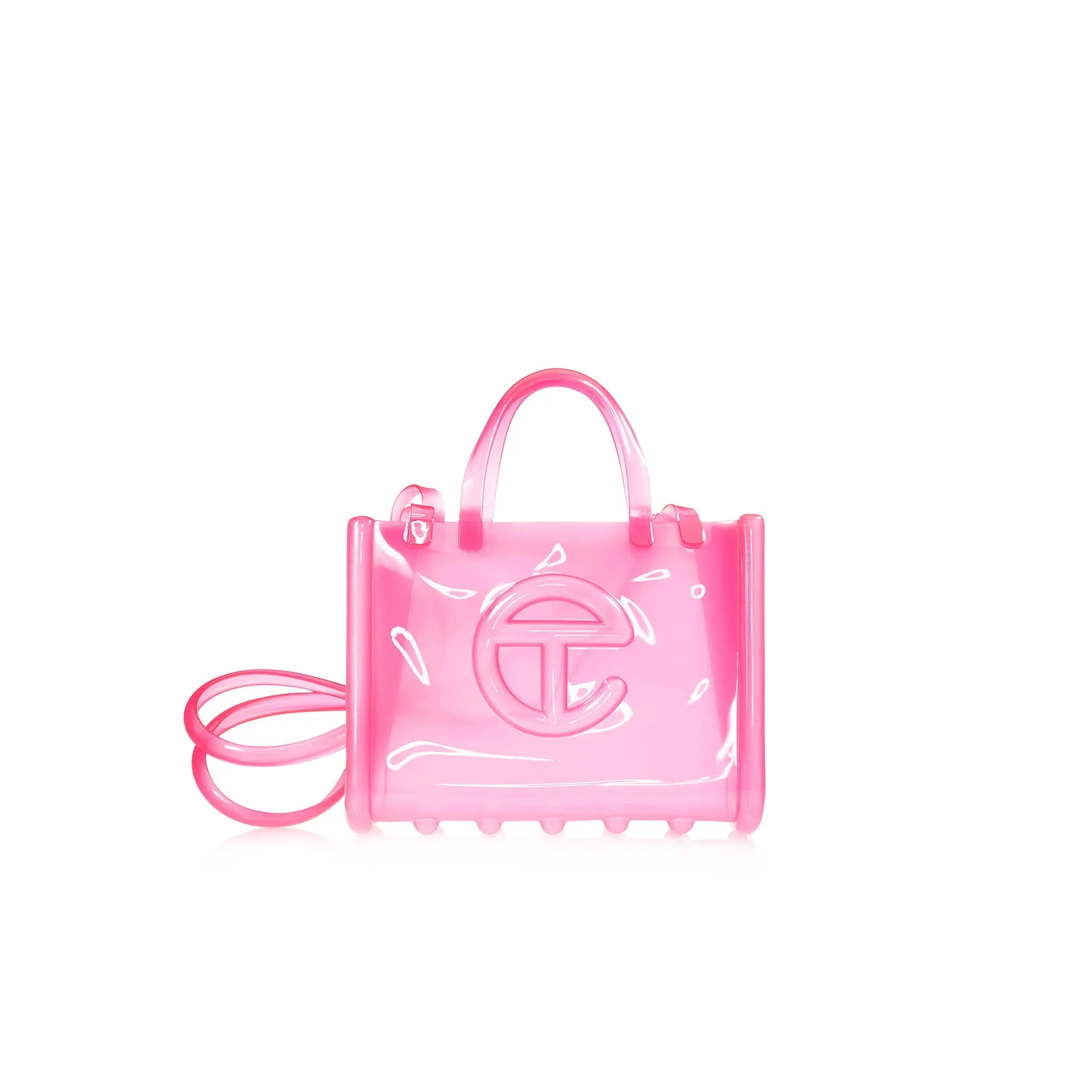 Melissa X Telfar Medium Jelly Shopper - Pink sold by Telfar