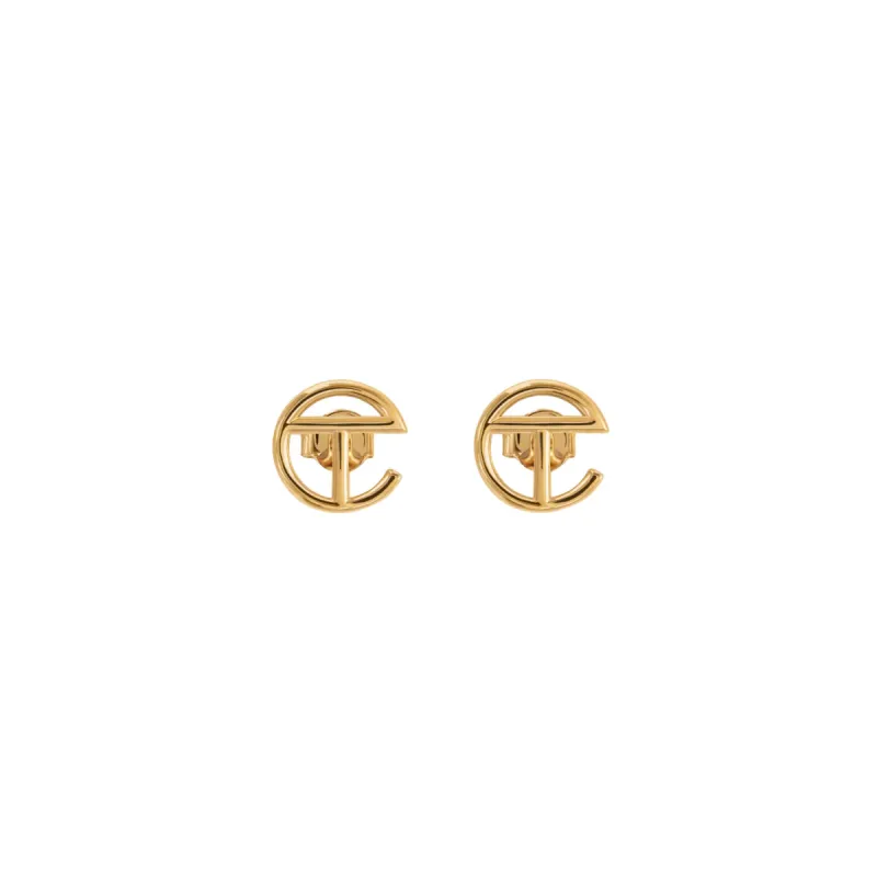 Logo Stud Earring - Gold made by Telfar