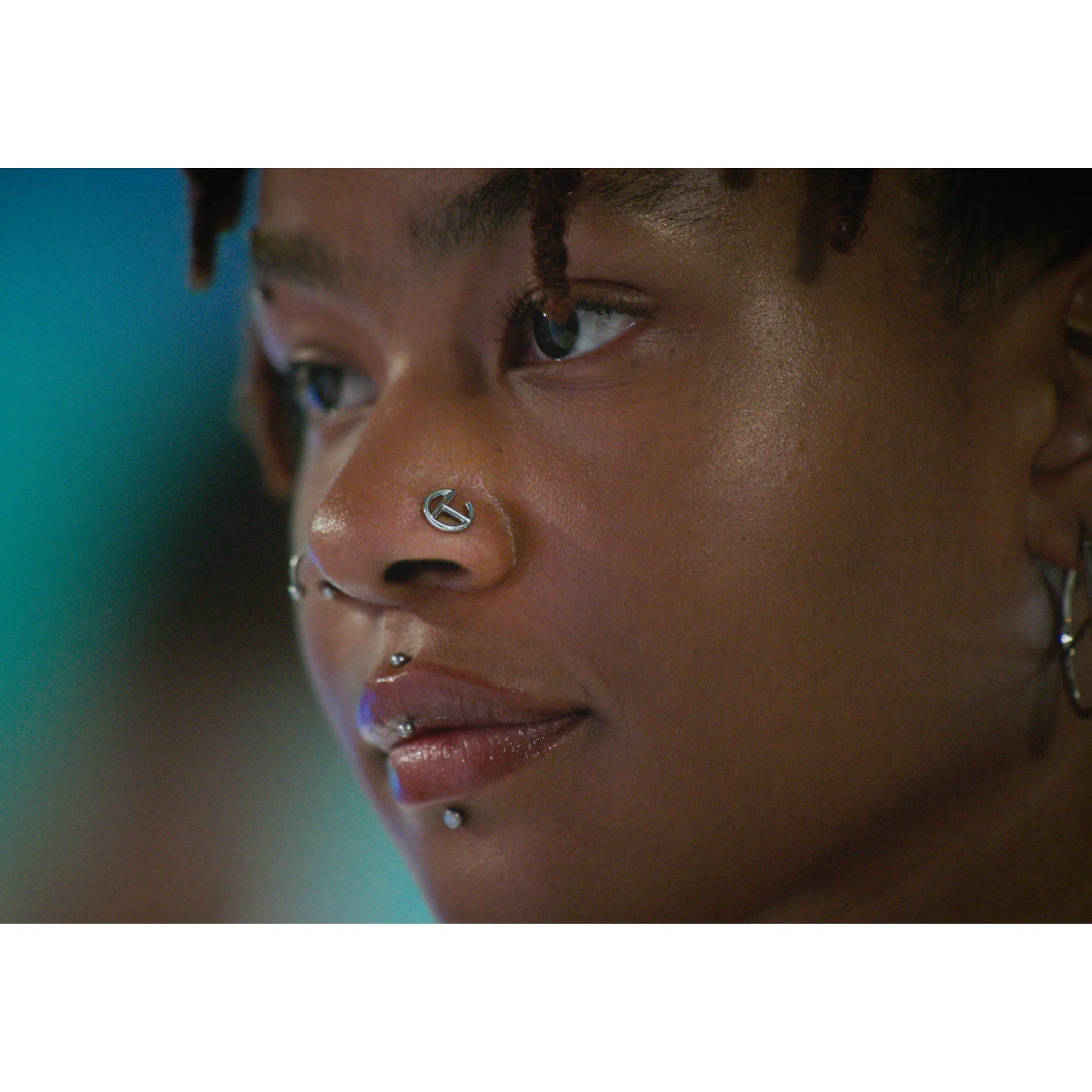 Logo Stud Earring - Gold sold by Telfar product image thumbnail 5