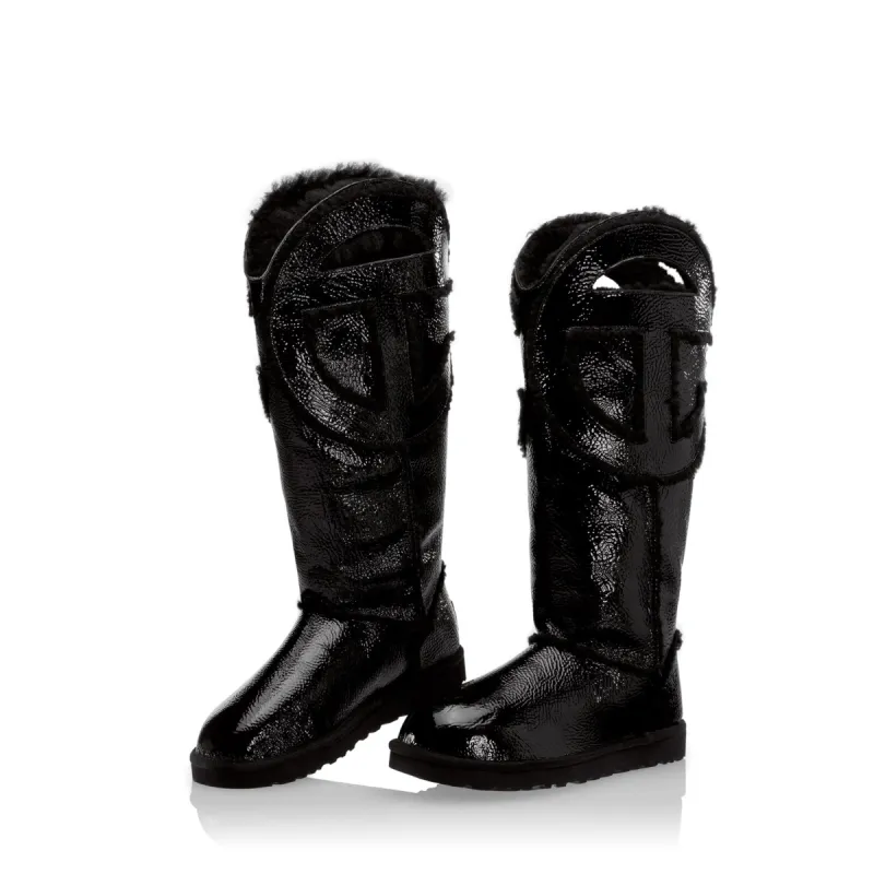 UGG x TELFAR Logo Tall Crinkle - Black sold by Telfar