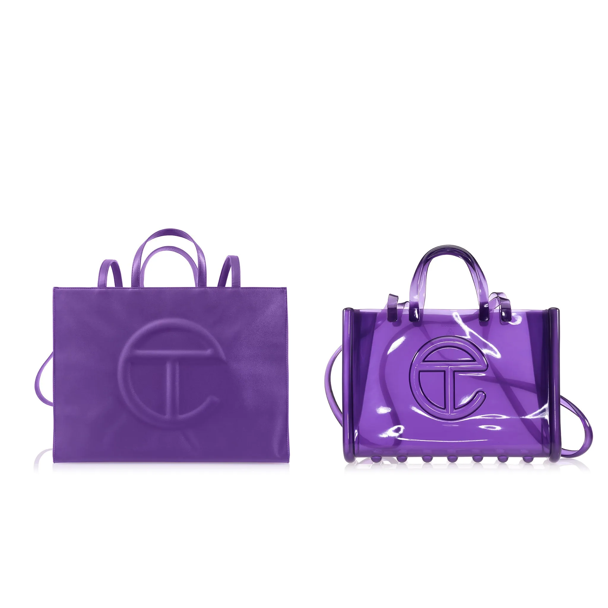 Melissa X Telfar Large Jelly Shopper - Purple sold by Telfar product image thumbnail 5