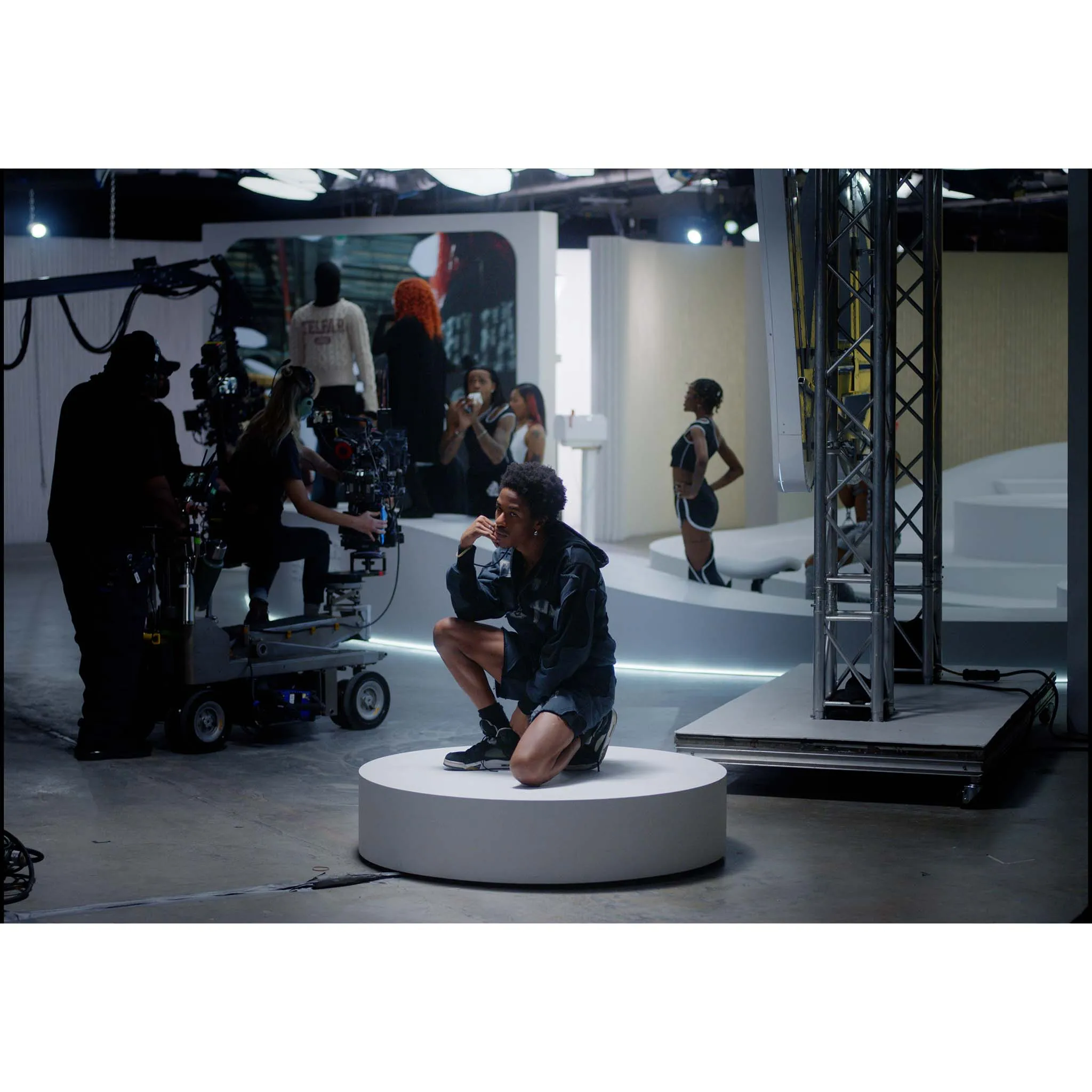 Camo Hoodie - Black/Off-Black sold by Telfar product image thumbnail 4