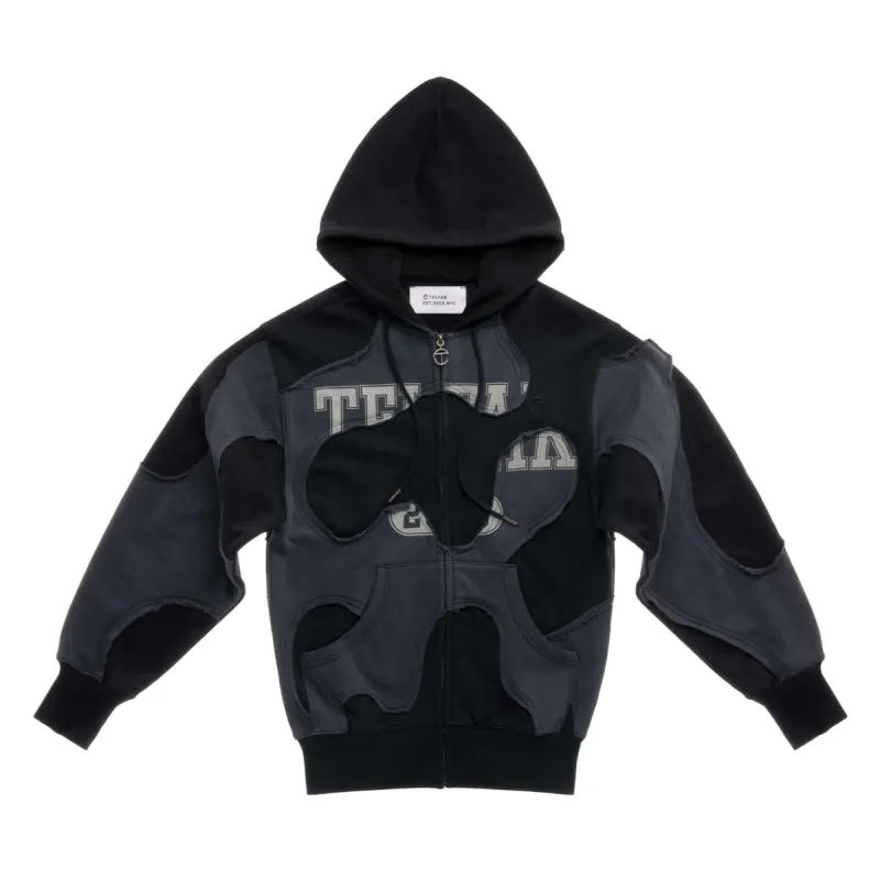 Camo Hoodie - Black/Off-Black sold by Telfar