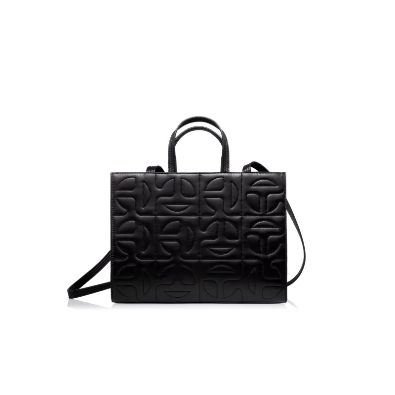 Moose Knuckles x Telfar Quilted Medium Shopper - Black sold by Telfar