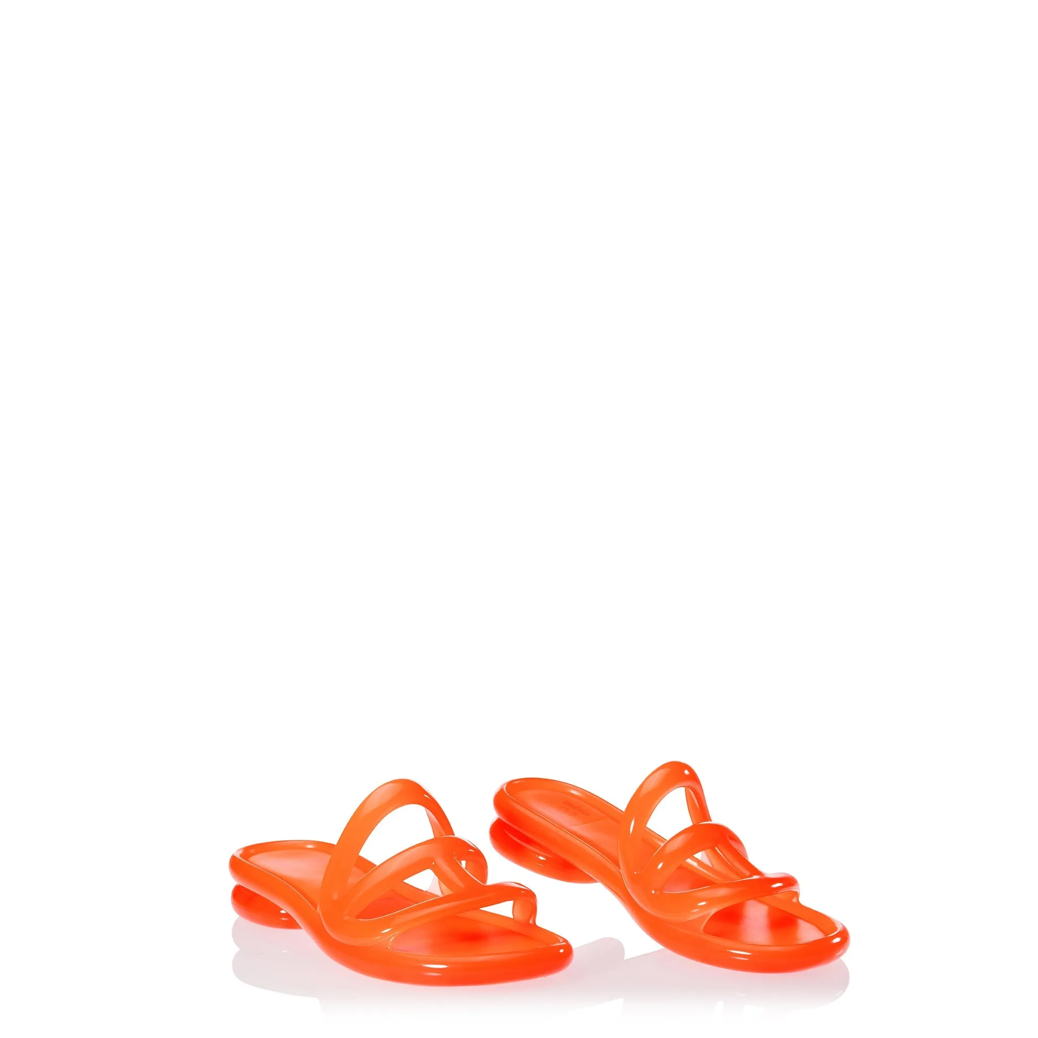 Melissa x Telfar Jelly Slide - Orange sold by Telfar